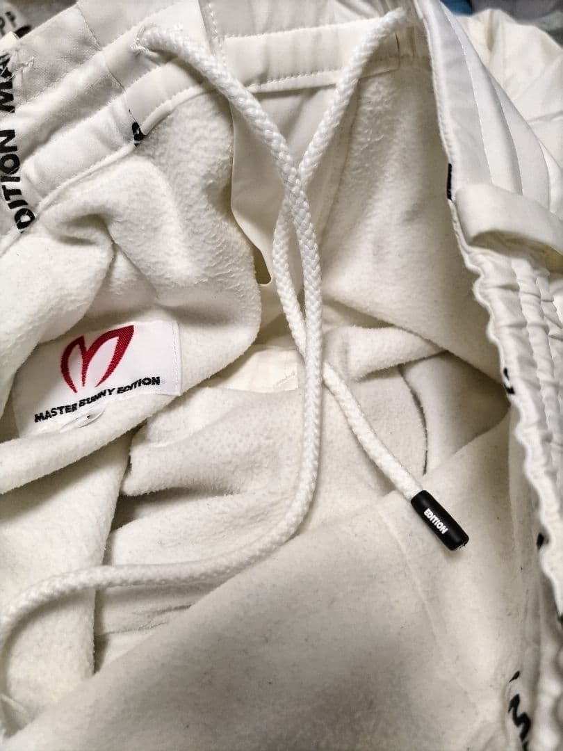 マスターバニー　2WAY ナイロン ウルトラ ストレッチ タフタ パンツ　白黒