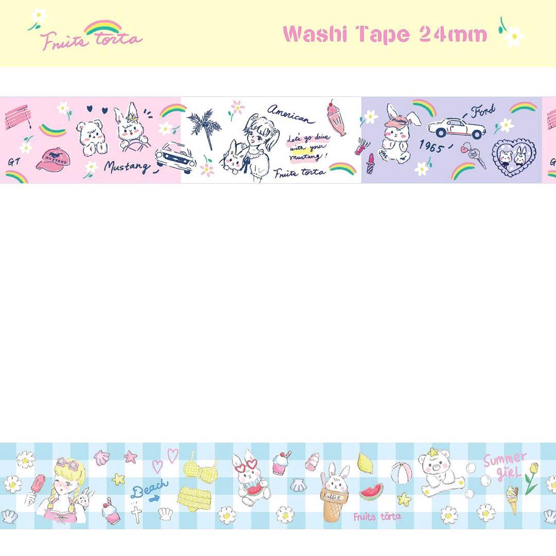 海外作家マスキングテープ36巻セット　OnlyTwo 閣樓日　Lovely徐徐