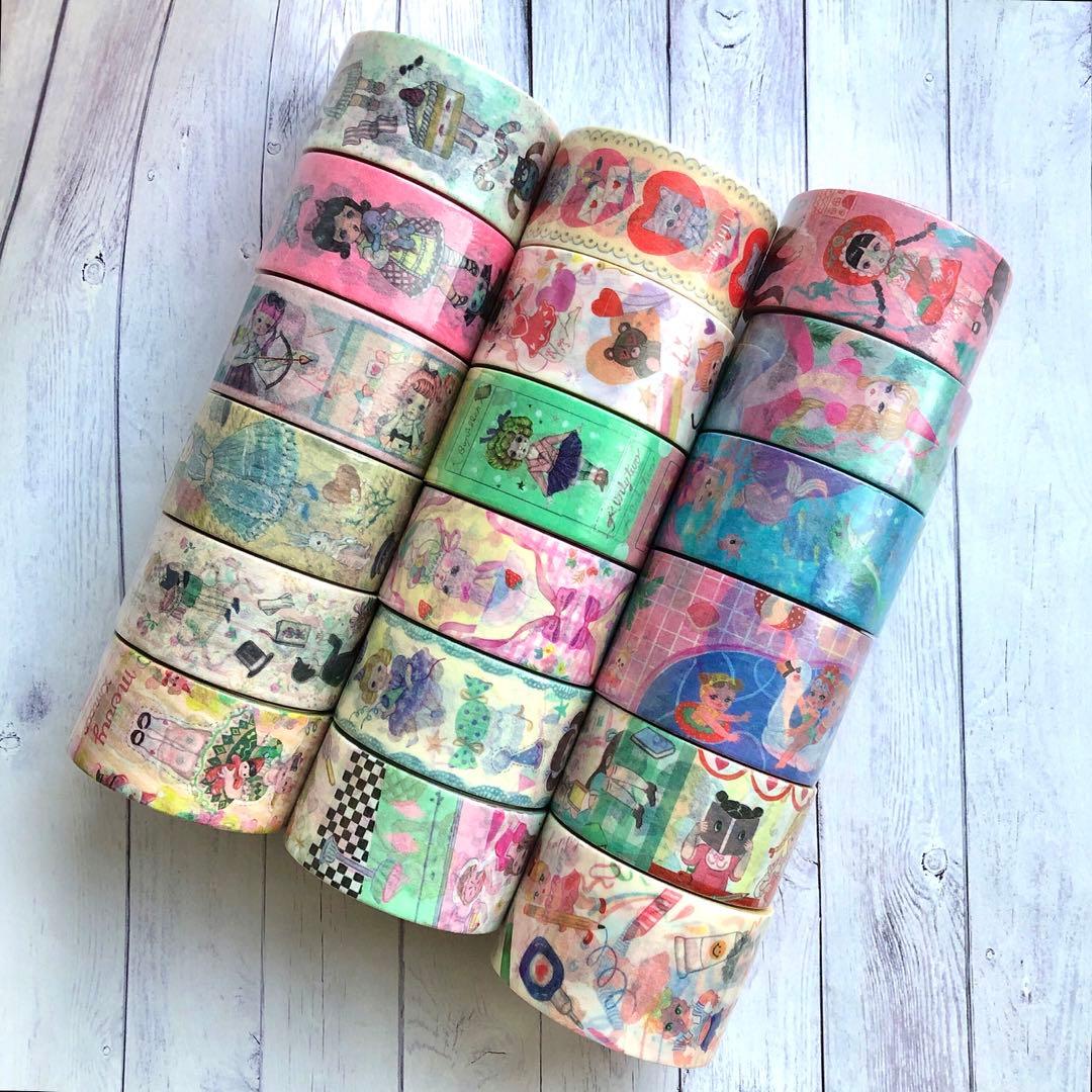 海外作家マスキングテープ36巻セット　OnlyTwo 閣樓日　Lovely徐徐