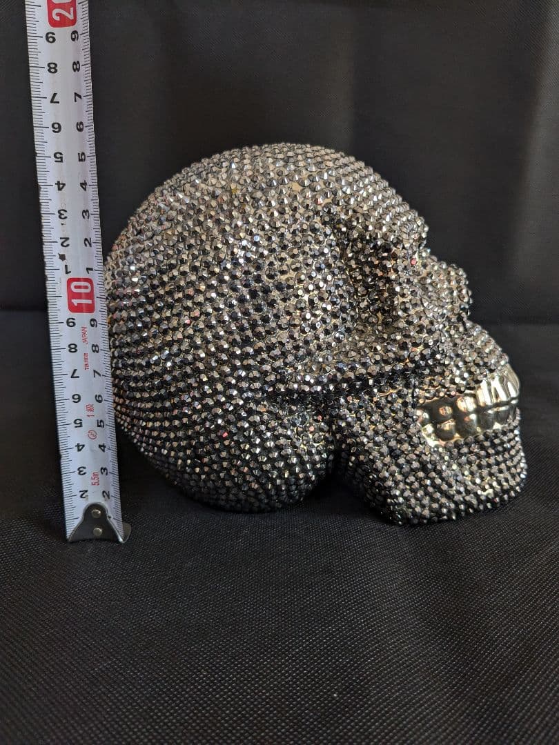 KARE ドクロ スカル ラインストーン ヴィンテージ 置物 貯金箱