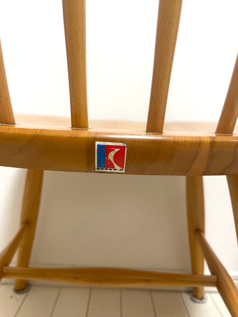 ヴィンテージ　飛騨産業ウインザーチェア 　キツツキ　美品 2脚セット