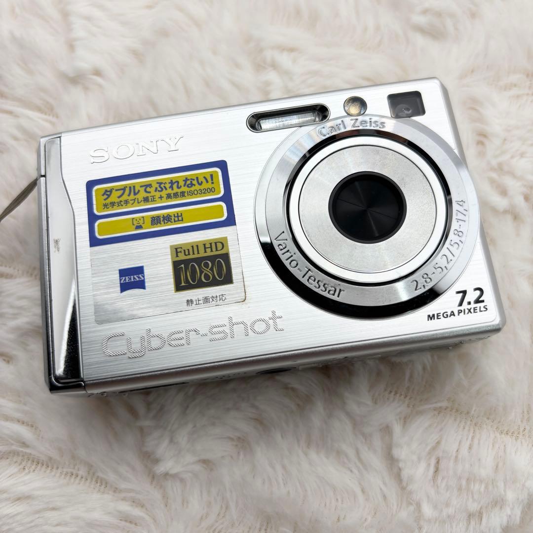 動作良好 Sony Cyber-Shot DSC-W80 シルバー