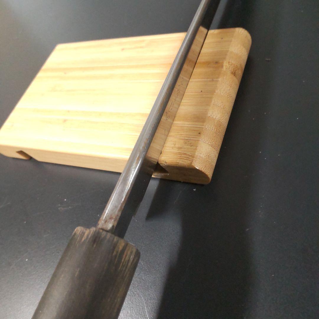 中古再生品堺一文字光秀造身卸包丁235mm