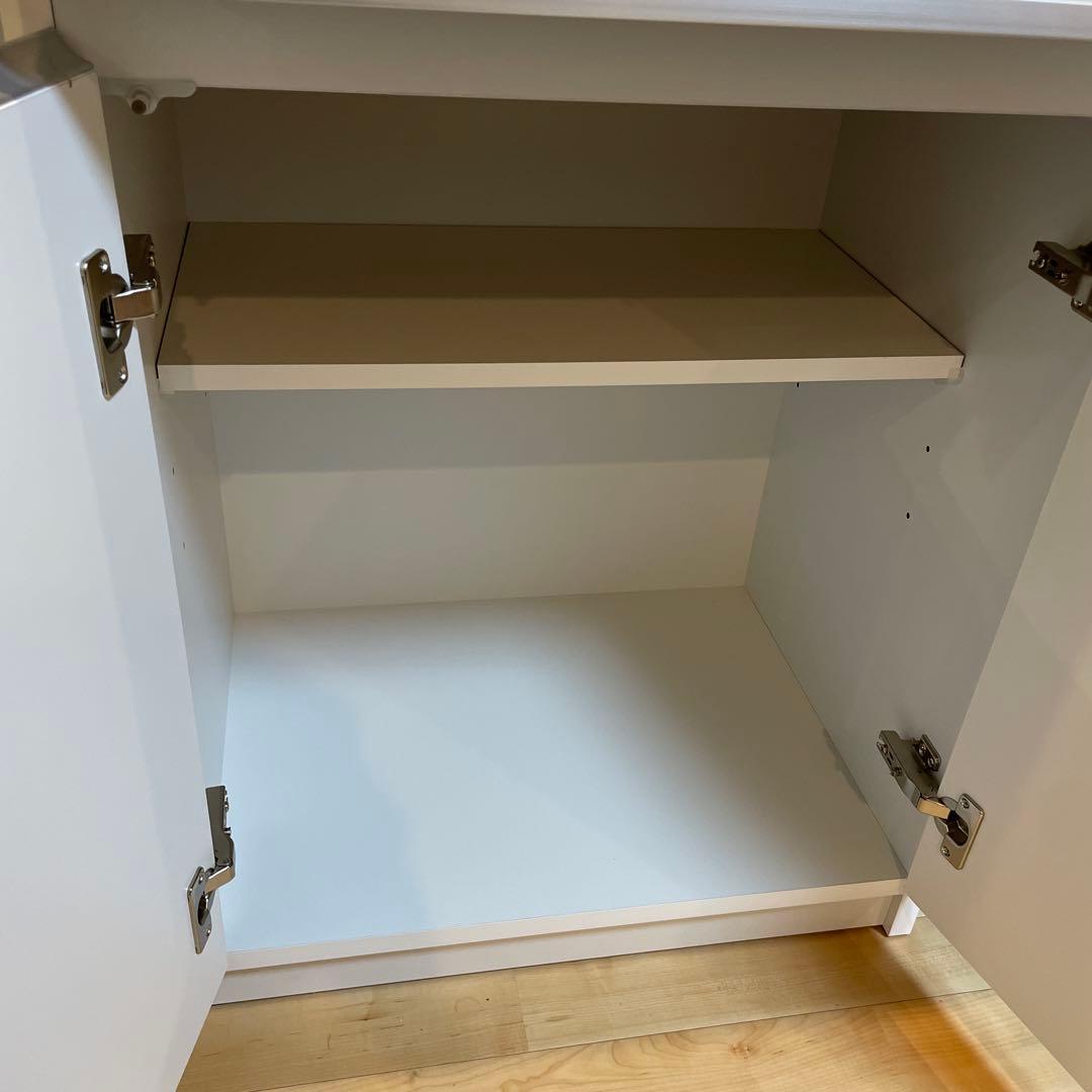 ホワイトキャビネット 食器棚レンジボード