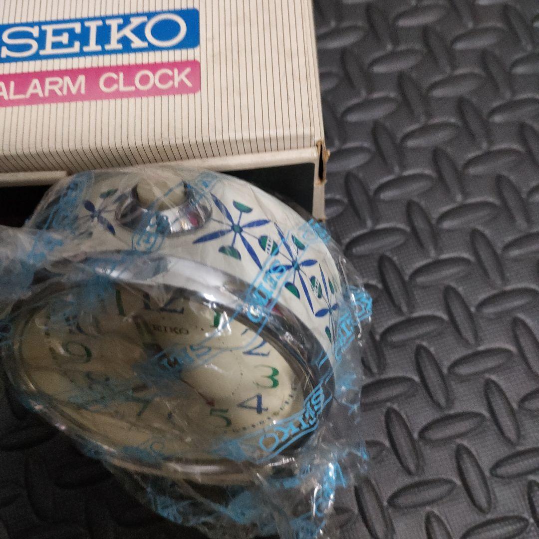 【当時物】セイコー　SEIKO　目覚時計　　昭和レトロ　手巻き　ゼンマイ　レア