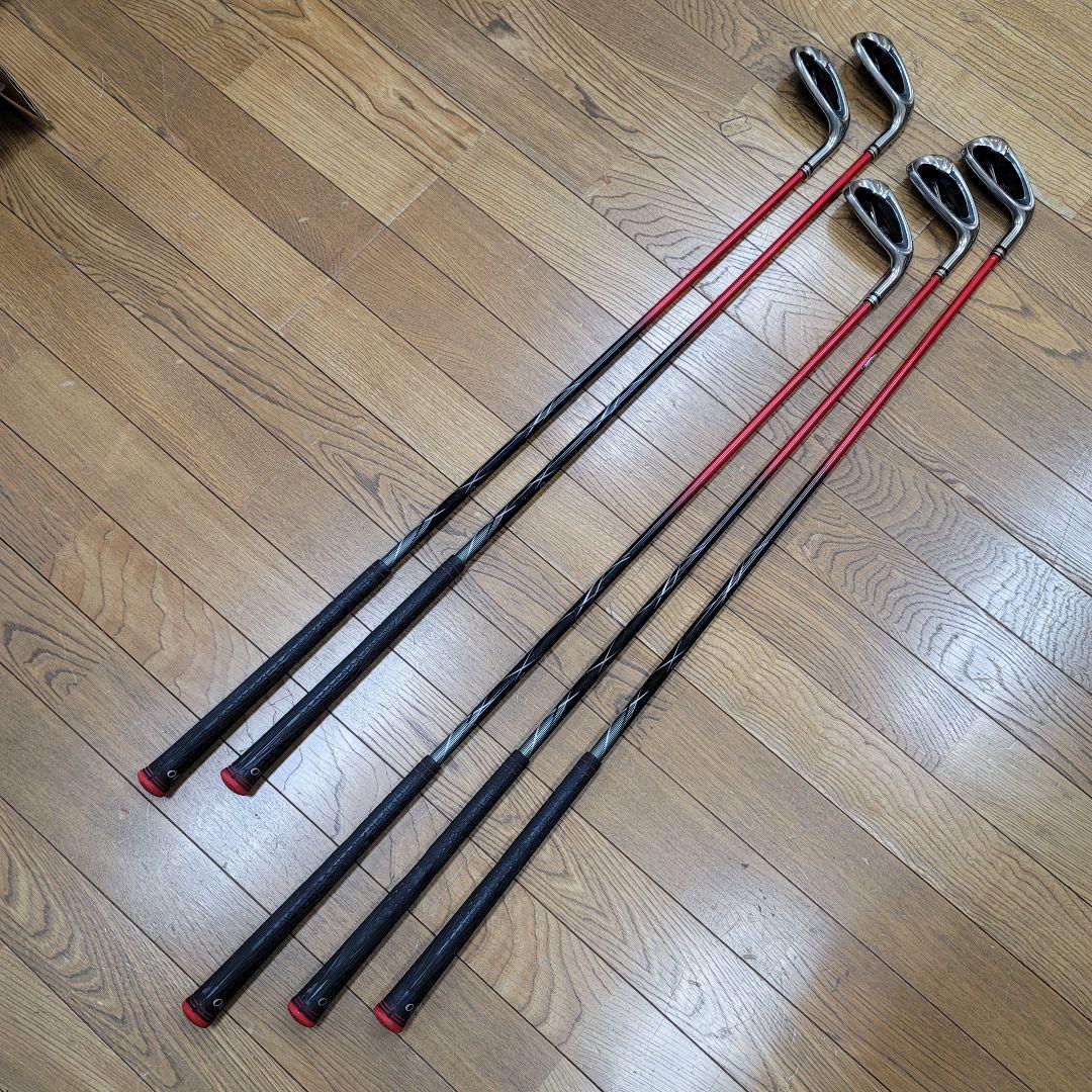 M*u様 ゼクシオ8 アイアンセット 5本 カーボン Rフレックス