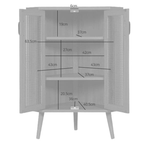 【引き取り限定】コーナーキャビネット　収納棚　コーナーラック　棚の高さ調整可能