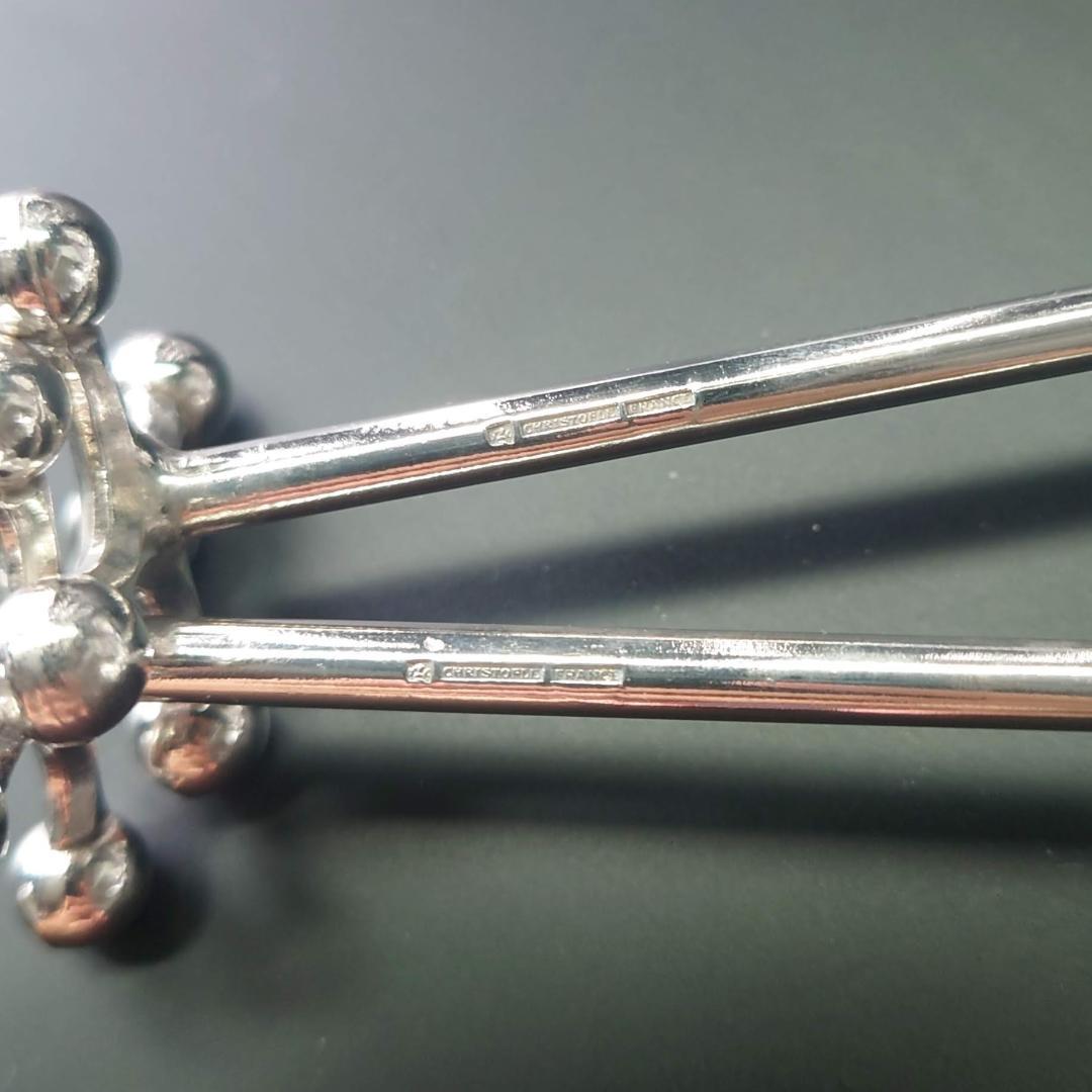 クリストフル ポートロイヤル54点ローマ字入り+ブールカトラリーレスト6点