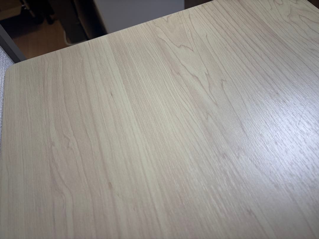 送料込　山善　机　折りたたみ式木製テーブル　デスク　テレワーク