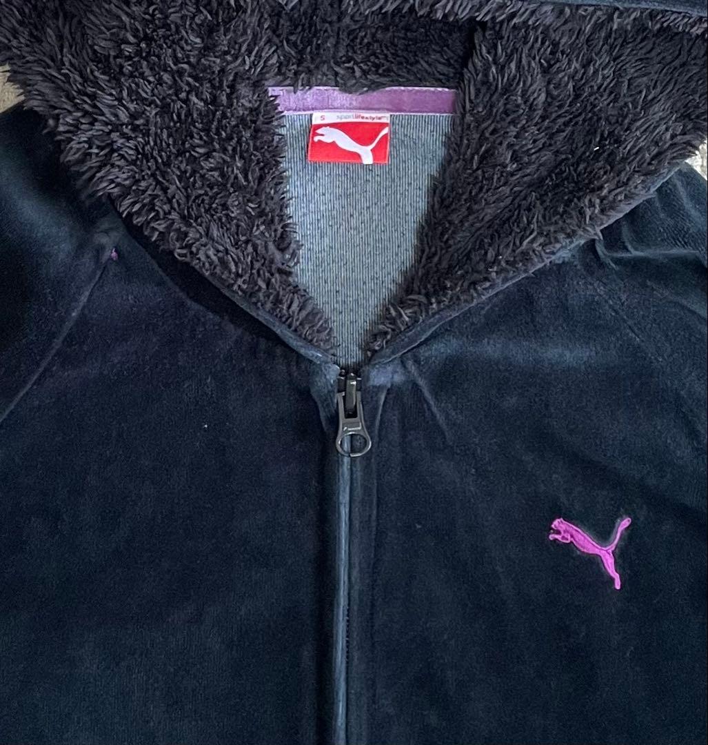 PUMA ベロア 上下セットアップ ブラック S