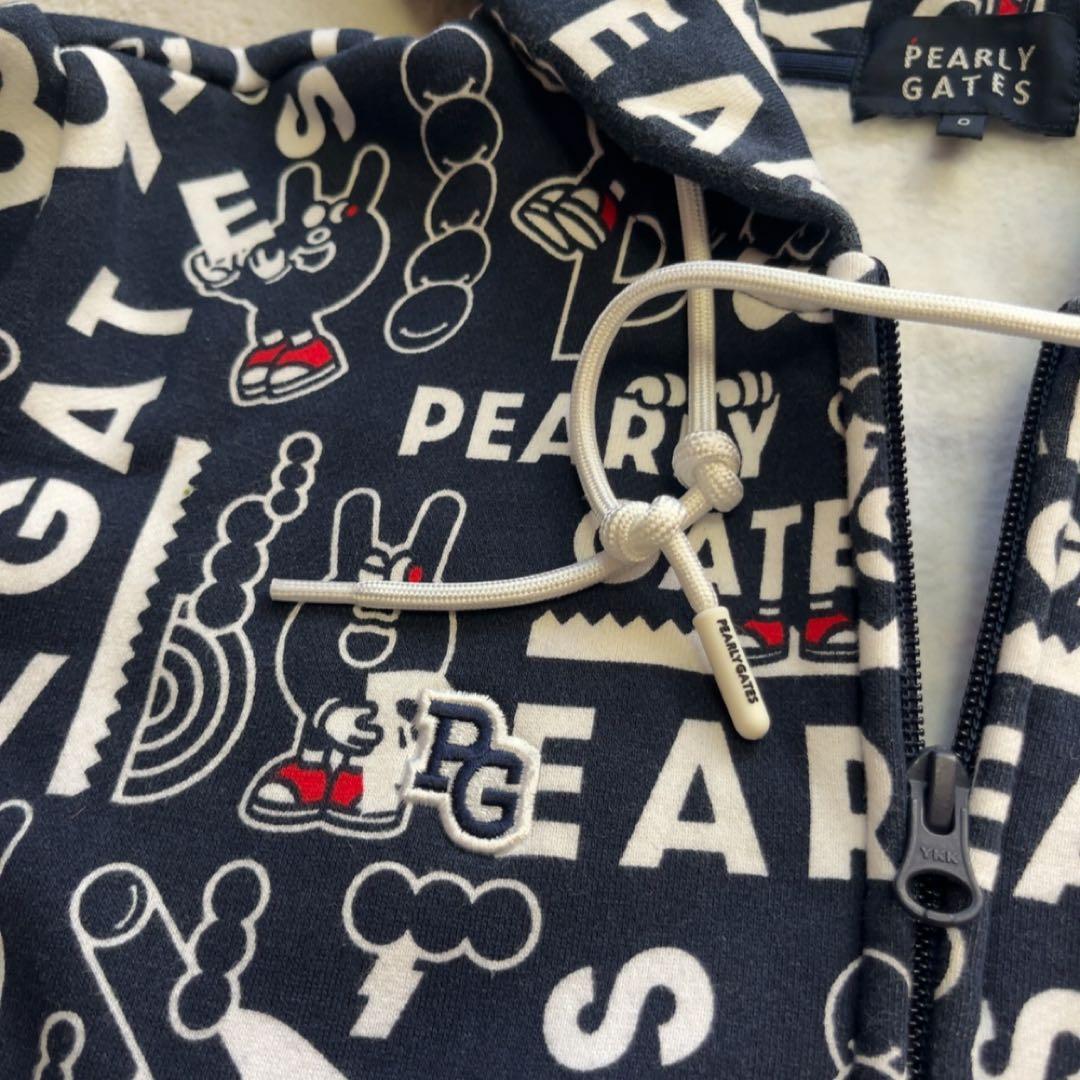 パーリーゲイツ　裏起毛　セットアップ　パーカー　スカート　どうしちゃったPG