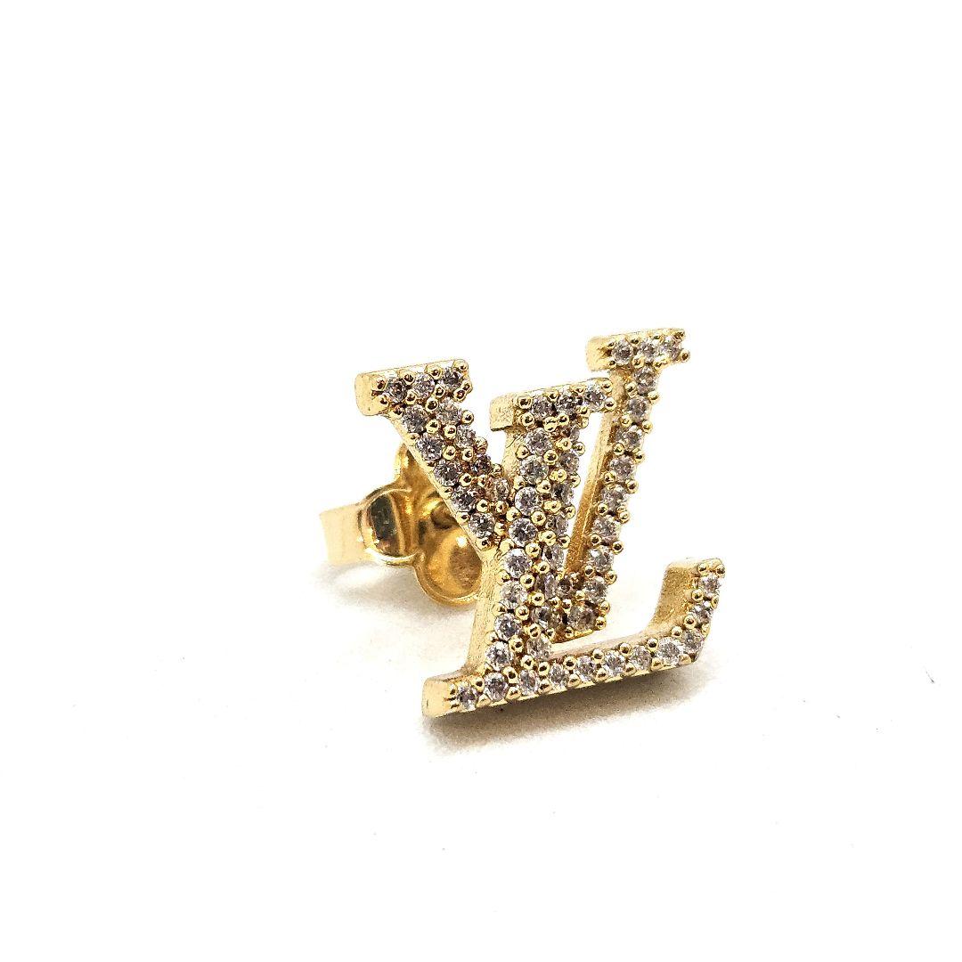 ルイ ヴィトン ブックル ドレイユ LV アイコニック ストラス ピアス