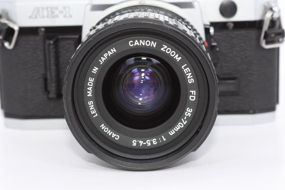 CANON AE-1(NEW FD 35-70mm レンズ付き)完動品#366
