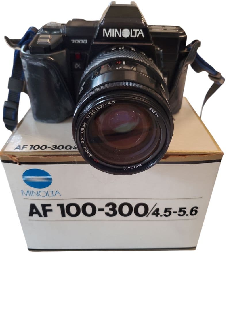 ミノルタ MINOLTA AF 100-300 一眼レフカメラ 古いカメラ