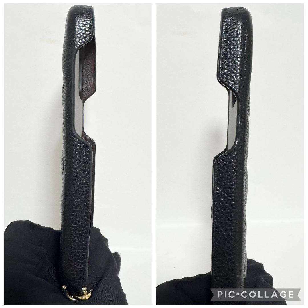 【美品】シャネル iPhone15pro ケース チェーンショルダー ココマーク