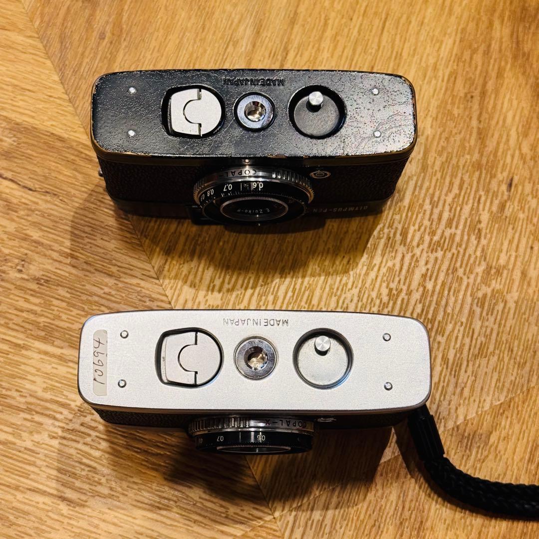 フィルムカメラ Half Frame Duo: Olympus Pen W & Pen S