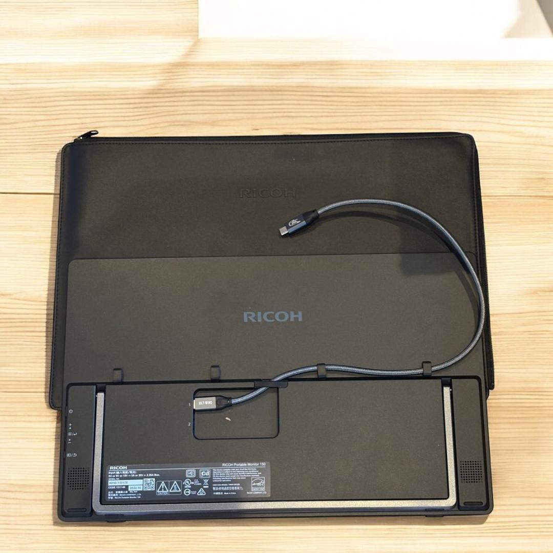 【美品】RICOH Portable Monitor 150 専用ソフトケース付