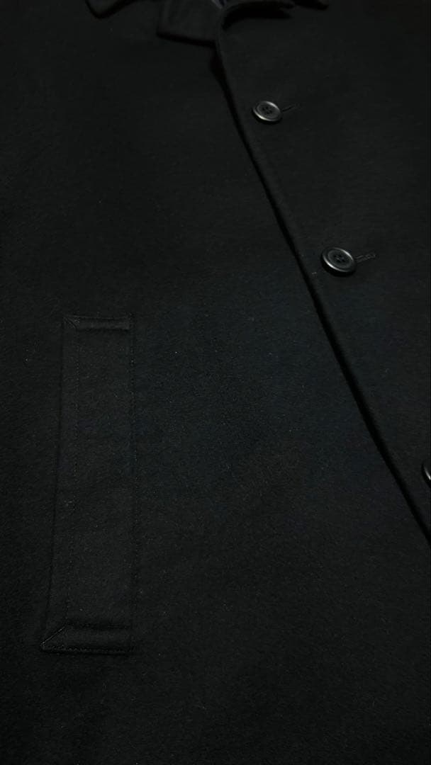 NEWYORKER カシミヤ混 ウールコート ブラック M 美品