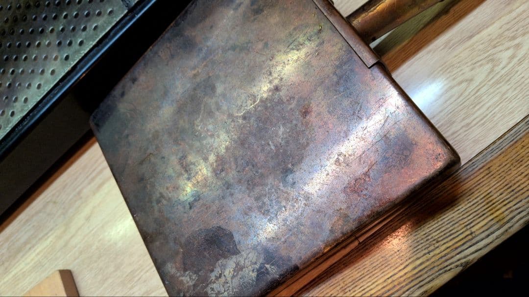 銅製 卵焼き器 金属製 木製ハンドル 卵焼きフライパン 木蓋付き