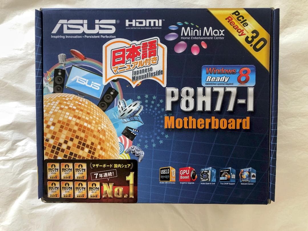 【中古】ASUS Mini-ITXマザーボード + CPU + 16GB RAM