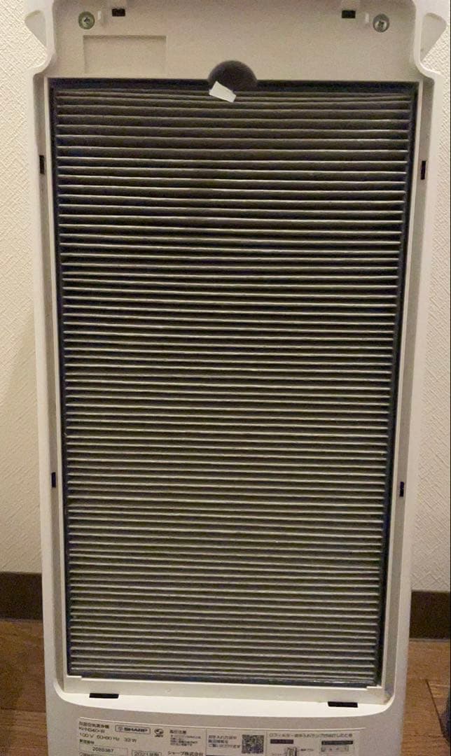 【美品】2021年製 SHARP シャープ 加湿空気清浄機 KI-NS40-W
