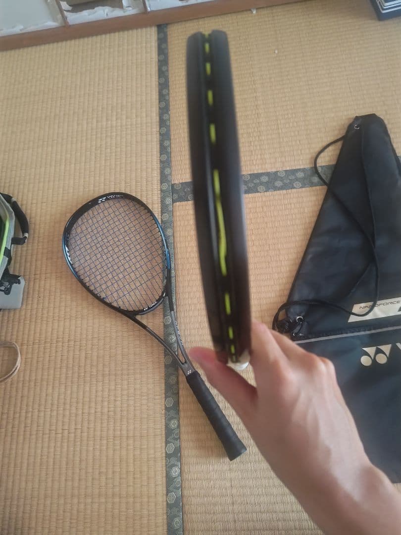 YONEX ナノフォース8v ソフトテニス カスタムフィット2本セット