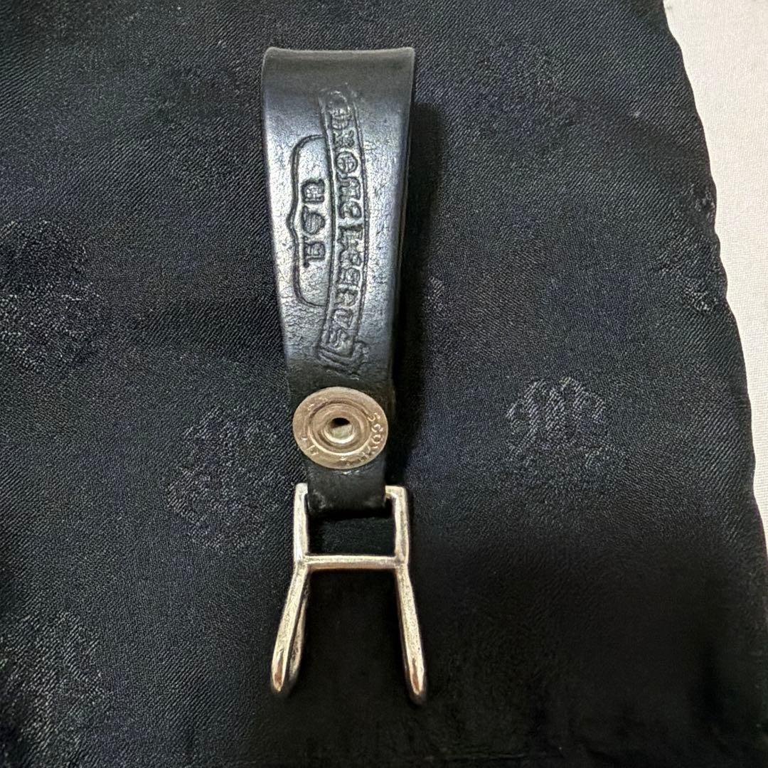 クロムハーツ クロスボール　ボタン　レザーベルトループ