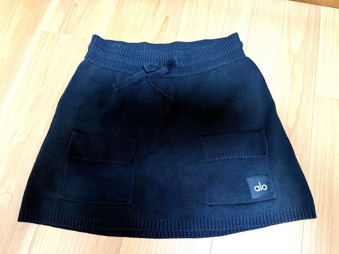 正規品Alo Scholar Knit Cargo Skirt お値下げ不可