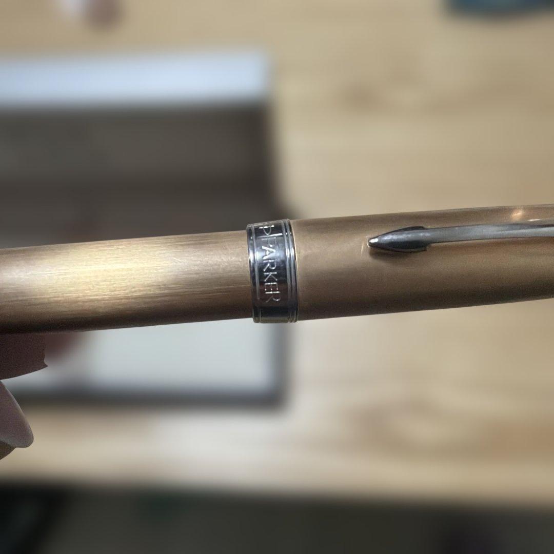 Parker５周年 ピンクゴールド万年筆 専用ケース付き