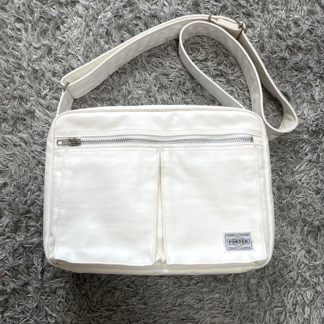 【希少カラー/美品】ポーター PORTER フリースタイル ショルダーバック L
