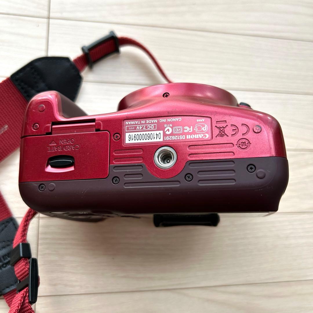 Canon EOS Kiss X50 レッド デジタル一眼レフカメラ