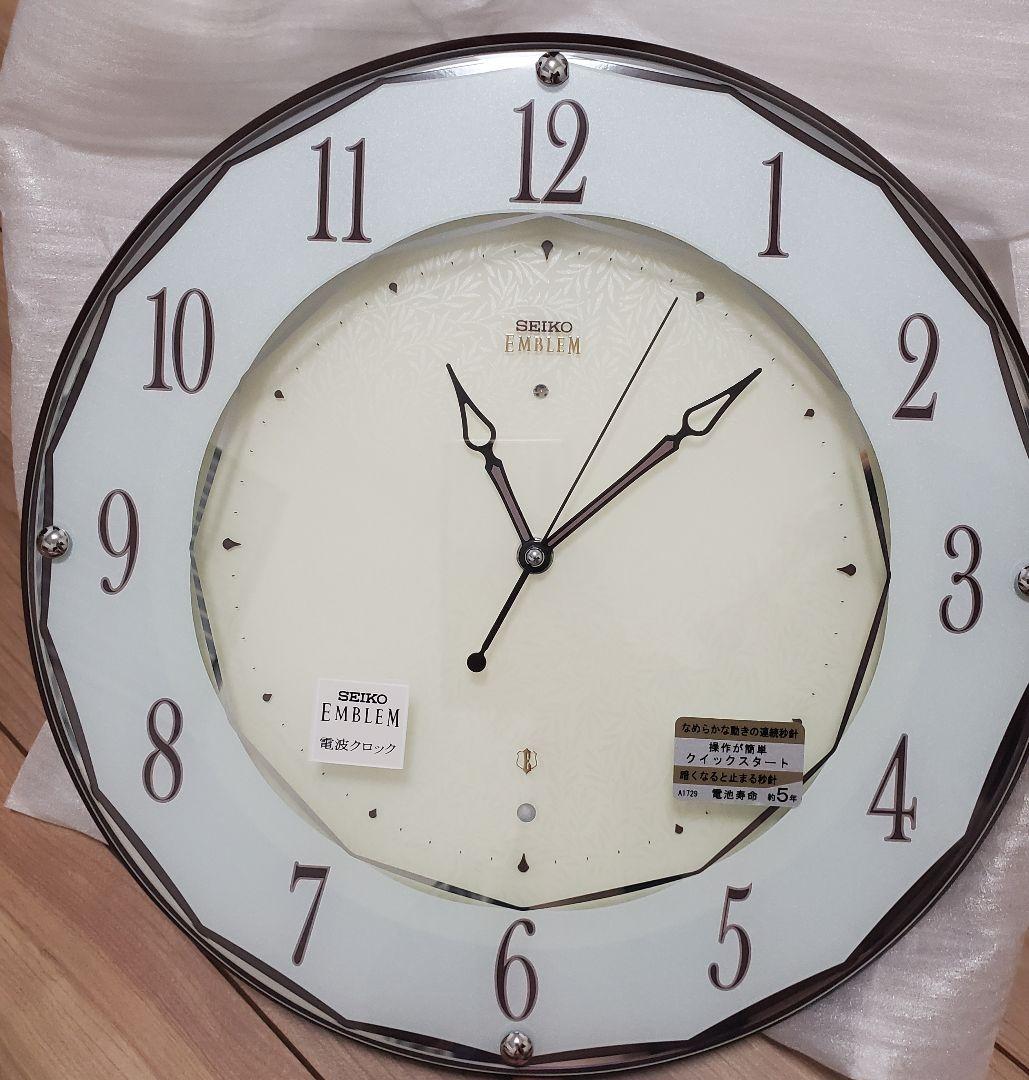 SEIKO EMBLEM 掛時計 セイコー エンブレム 新品未使用 保証書付き