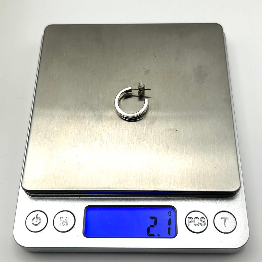 美品　ティファニー　ナロー　1837 フープ　ピアス　シルバー　925 片耳