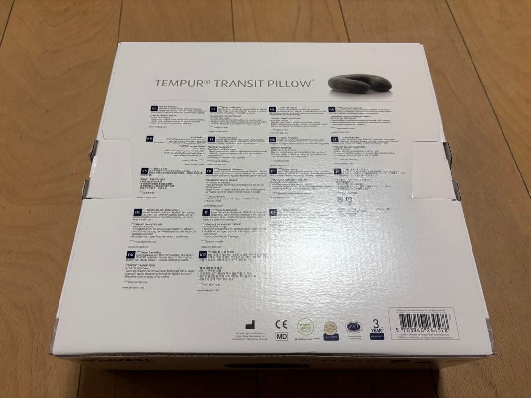 TEMPUR トランジットピロー 30x28x8cm