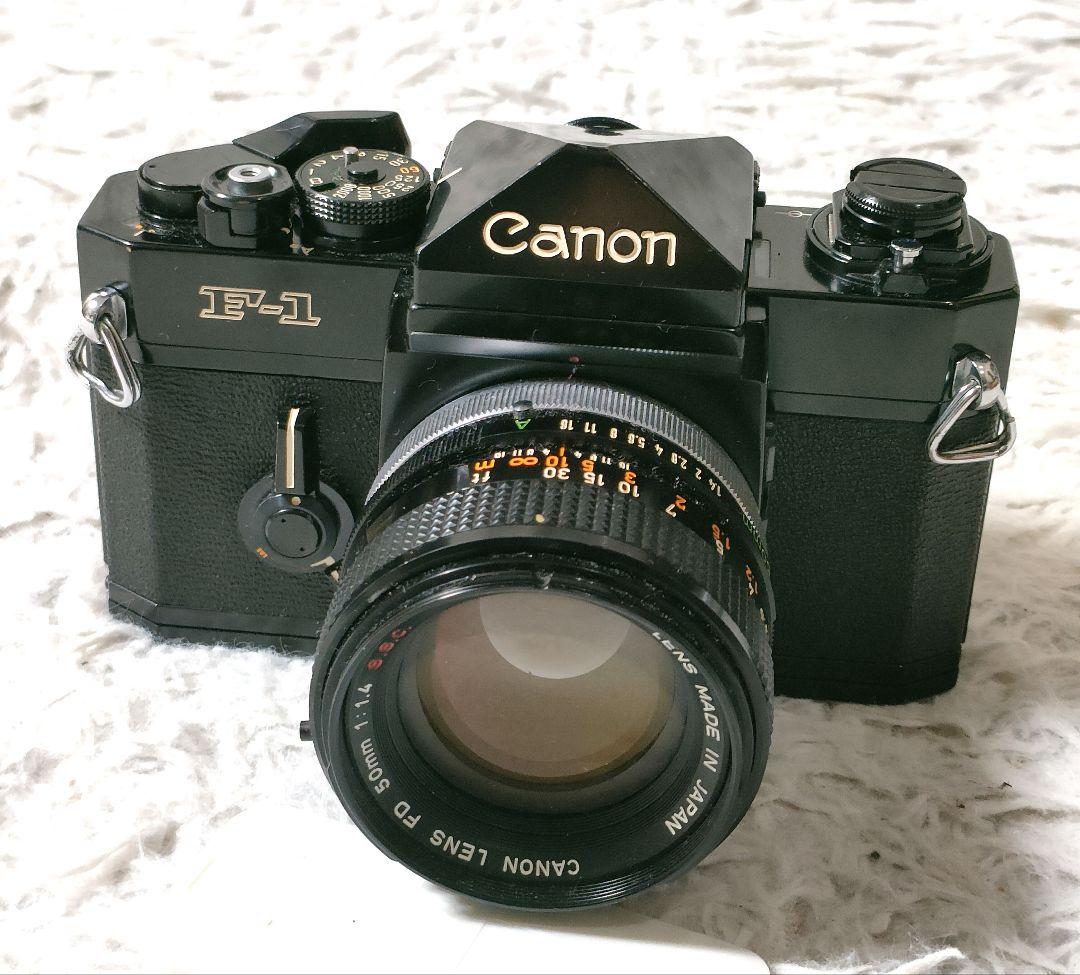Canon F-1 フィルム FD50mm 1.4 レンズ付き