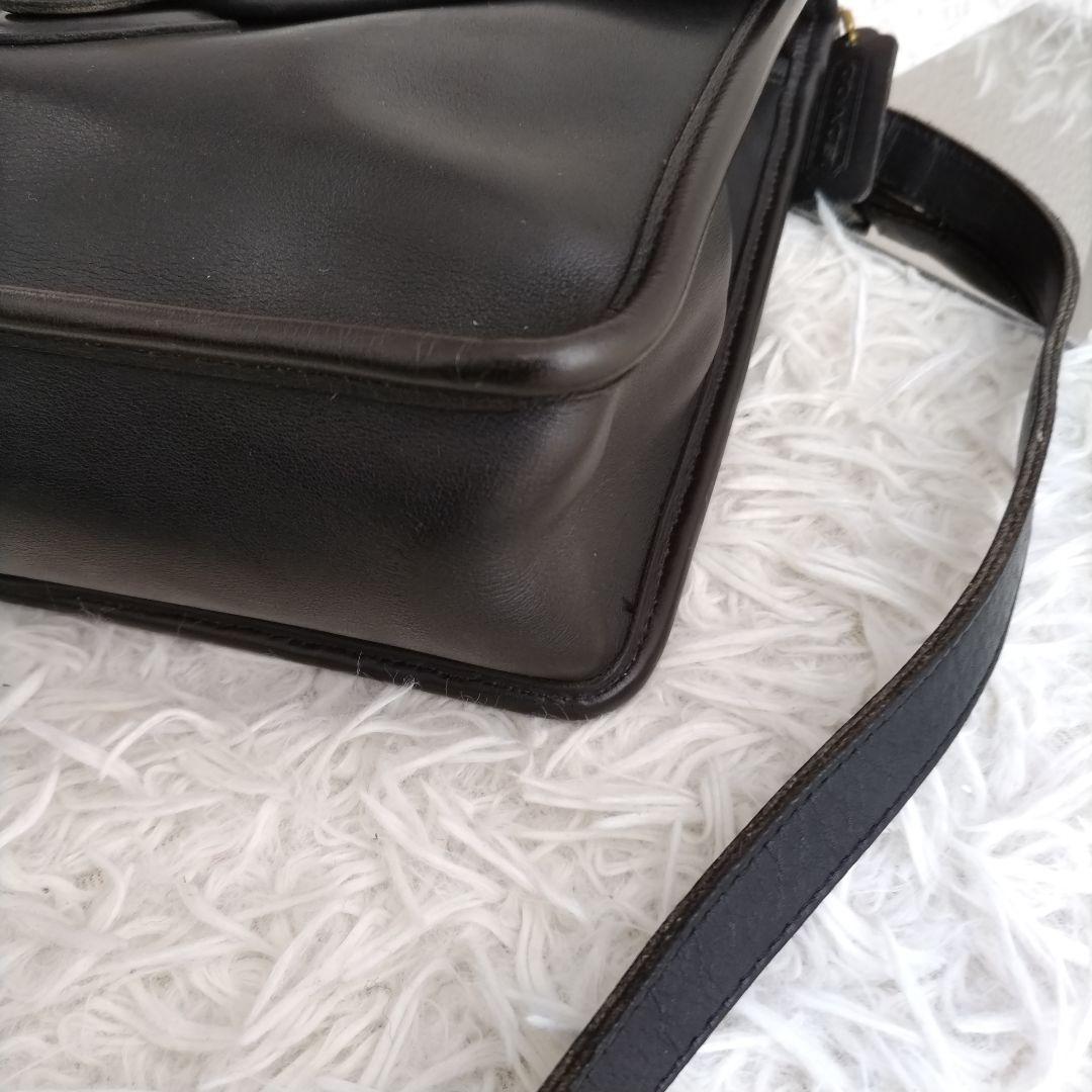 オールドコーチ　9927 ウィリス　ブラック　黒　 レザー ショルダーバッグ