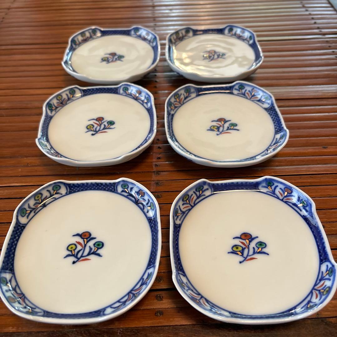 渋草焼芳国舎　小皿　6枚セット