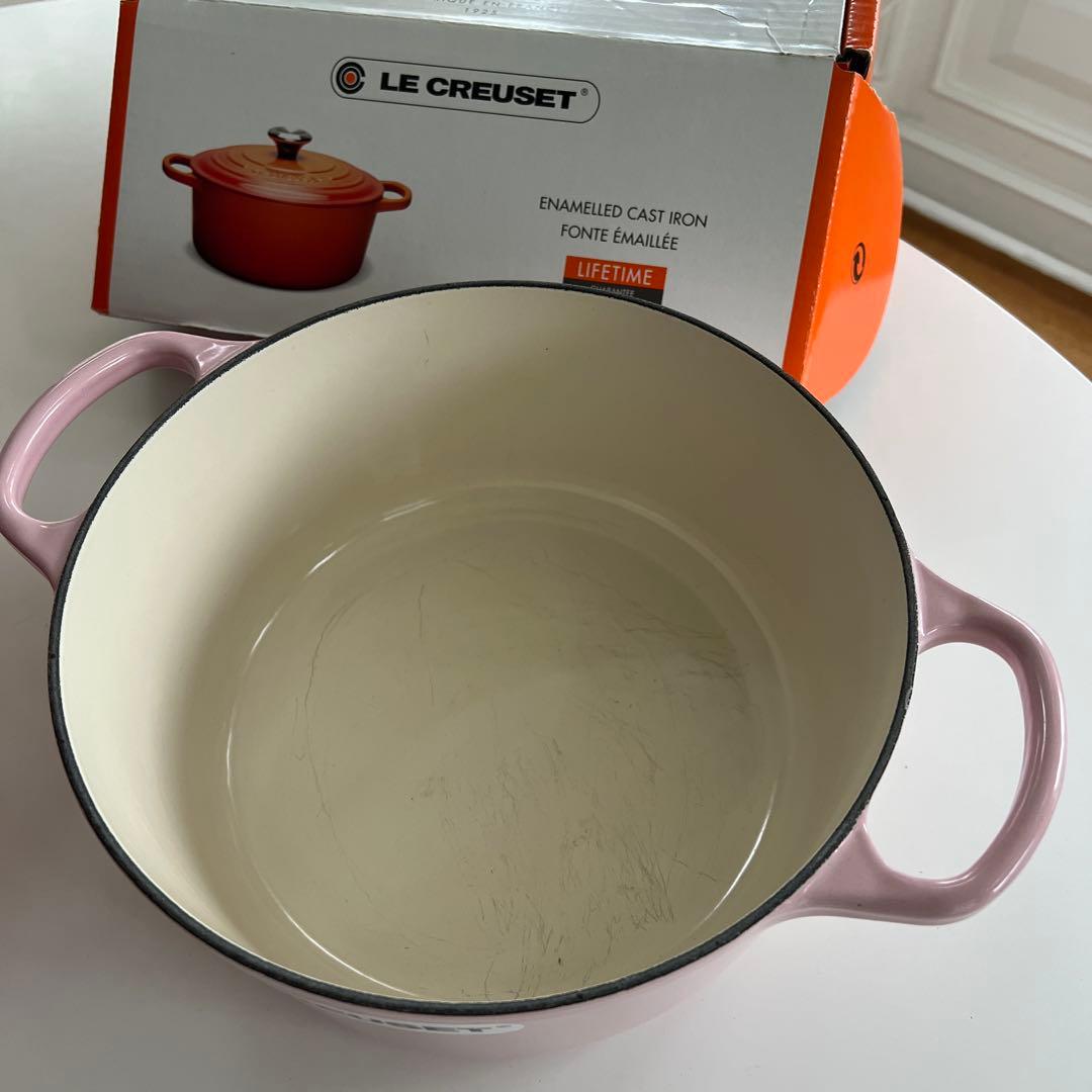 LE CREUSET 鍋・蒸し器、フライパンセット ピンク24cm