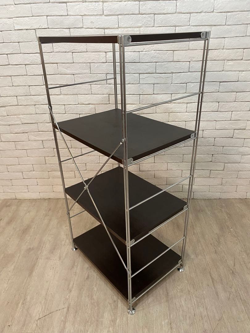 【東京都23区配送無料】無印調　ステンレス　ユニット　シェルフ キャビネット　棚