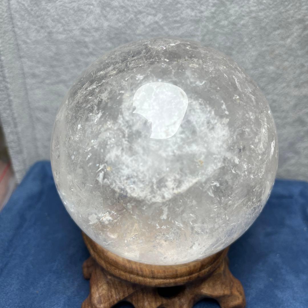 ご予約水晶スフィア　直径92mm 虹ギラギラ　30%off❣️