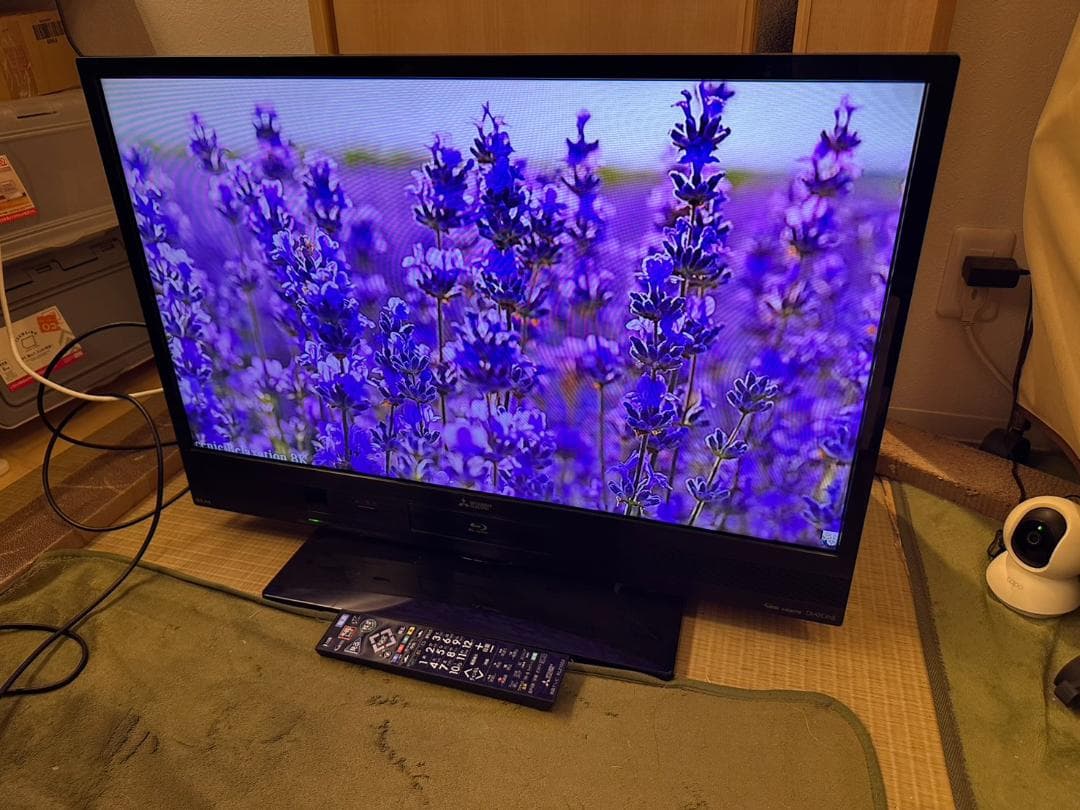 三菱 15年製32型 テレビ Blu-ray HDD内蔵 LCD-A32BHR7