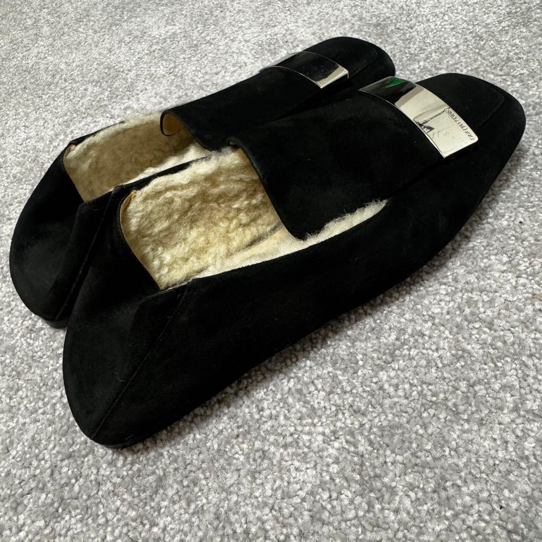 セルジオロッシスリッパフラットパンプスsr1 36 ボア