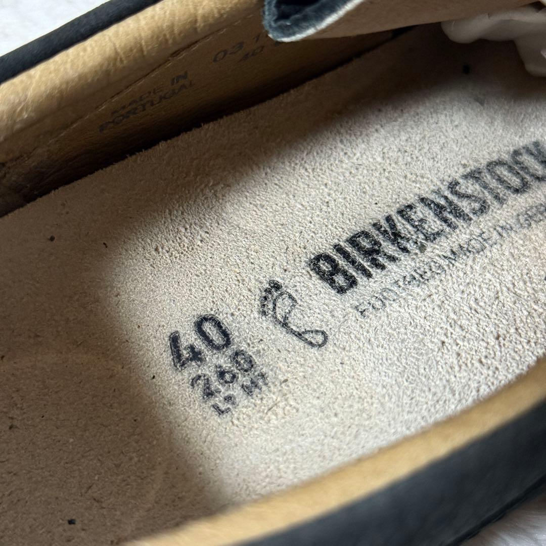 美品✨ビルケンシュトック　パサデナ　コンフォート　オイルドレザー　シボ革　黒