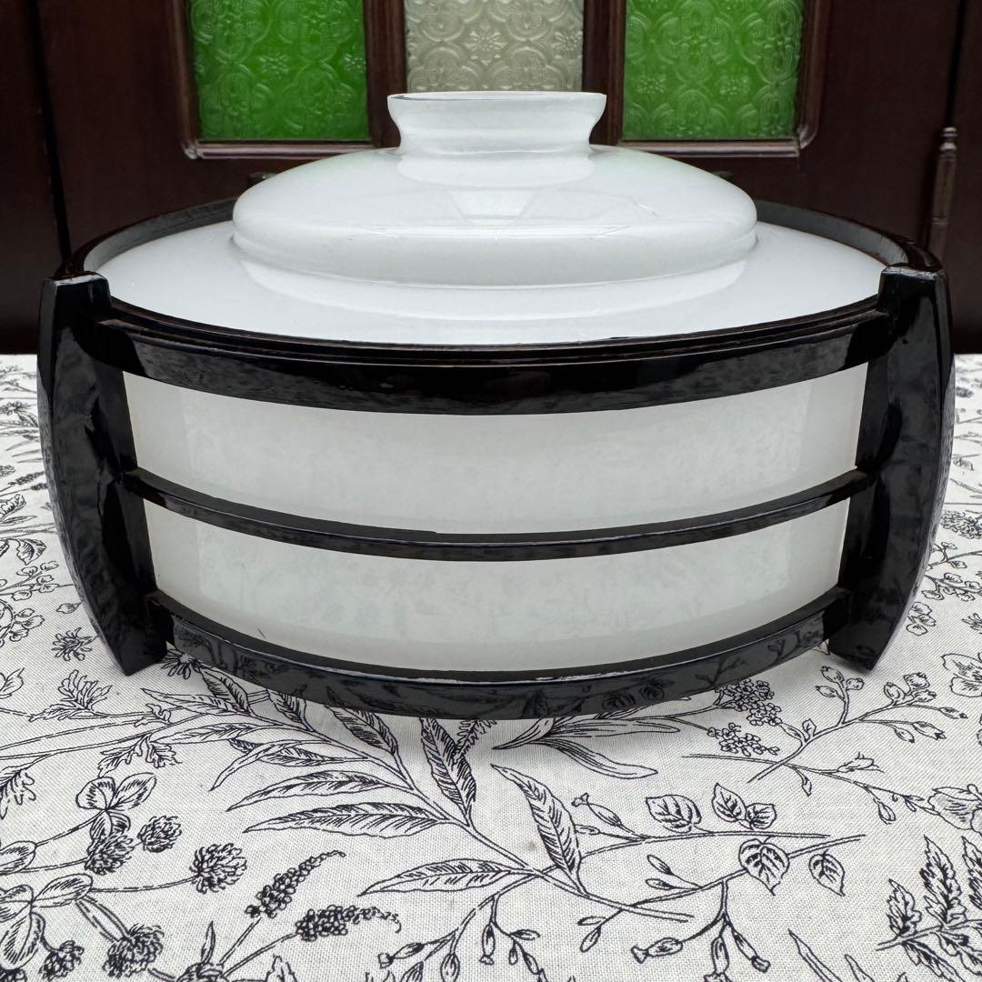 電笠 乳白硝子 大正ガラス　　　　　アンティーク 01