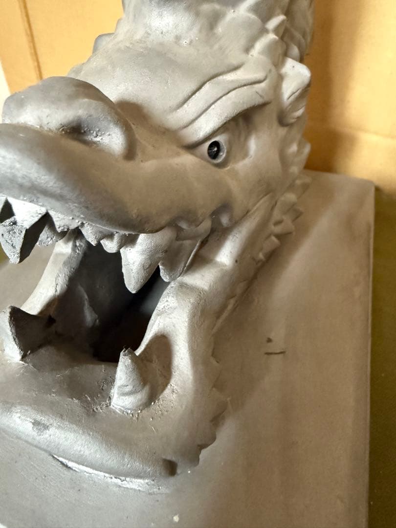 鯱鉾　シャチホコ　陶器　焼物　アンティーク　魔除け　縁起物　瓦