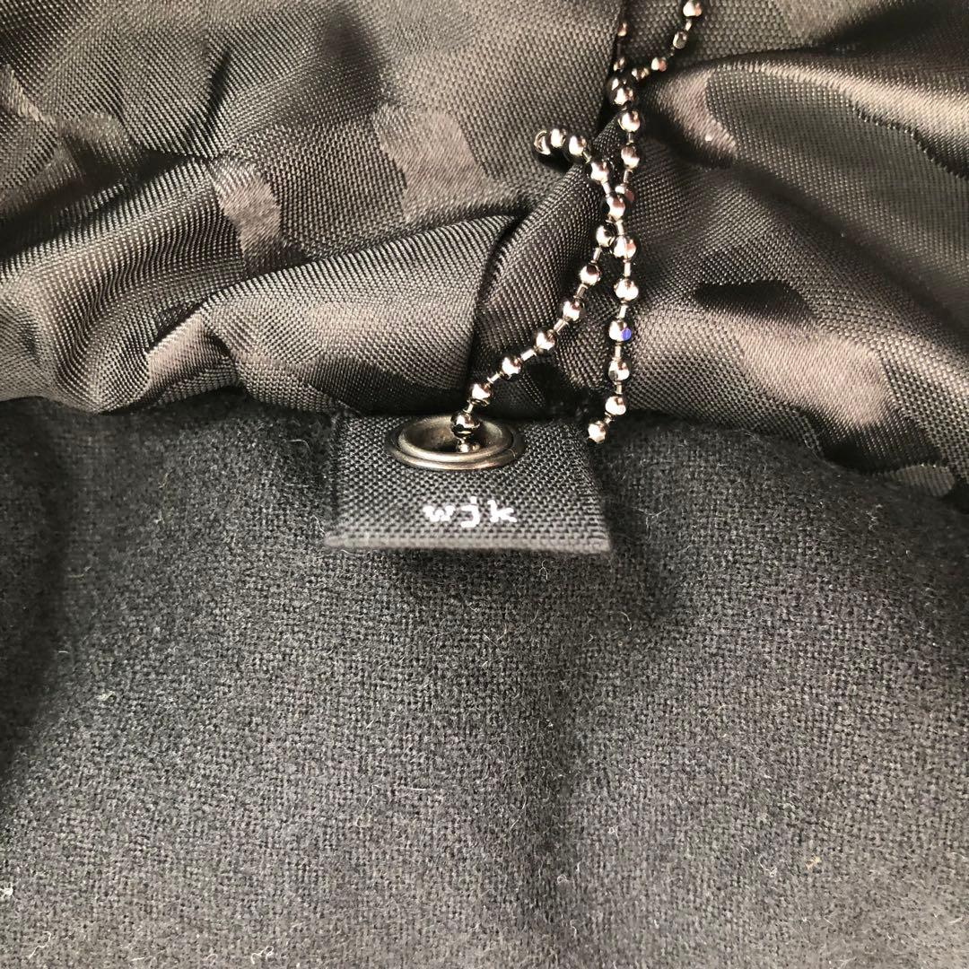 【未使用品】WJKウールダウンジャケット　ブラック黒　テーラードジャケット