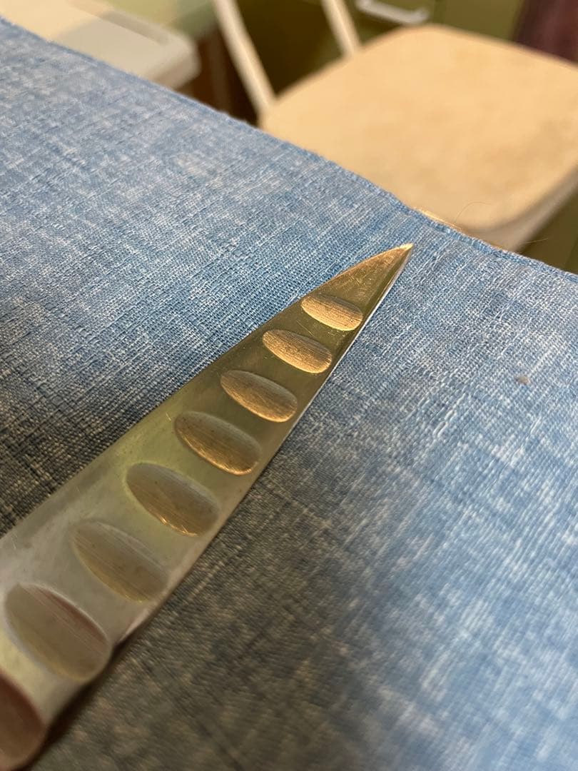 misonoミソノ　モリブデン鋼筋引きサーモンナイフ　刃渡り290mm