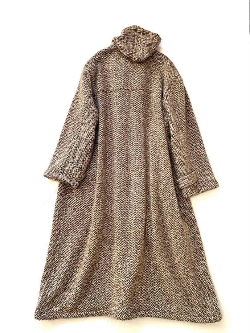 90sラルフローレン マキシ丈ダッフルコート ニット オーバーサイズ