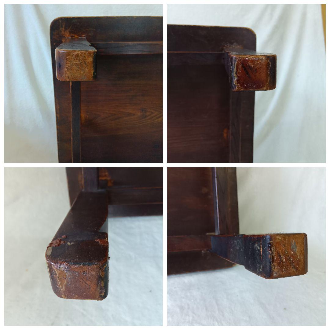 文机　座卓　勉強机　レトロ　アンティーク　ミニセンターテーブル　年代物　骨董