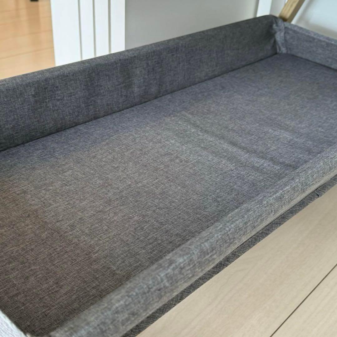 【2024年改良モデル】Hzdmj ベビーベッド 折畳キャスター付き 蚊帳付き